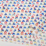 Cotton shingle printed fabric Fujiyama - nomura tailor