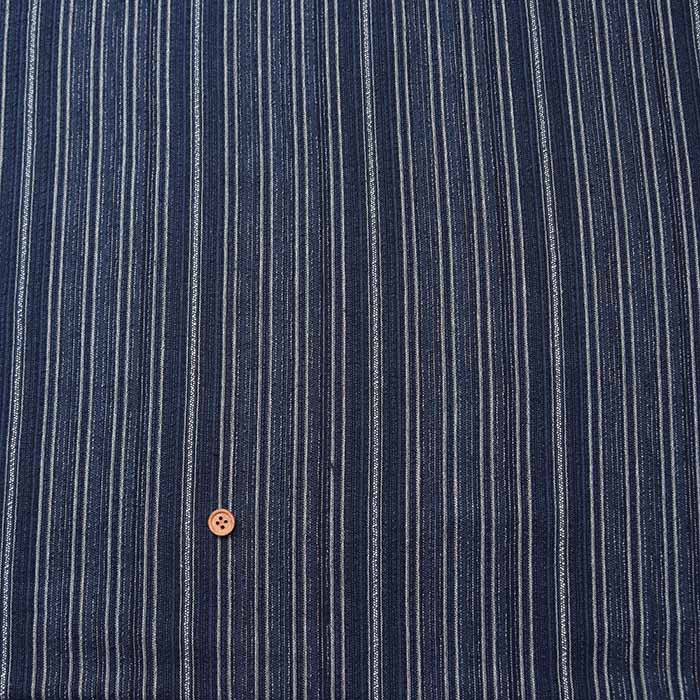 China Cotton plain weave fabric Stripe pattern - nomura tailor