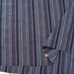 China Cotton plain weave fabric Stripe pattern - nomura tailor