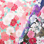 Cotton Scare Lame (Glitter) Fabric - Cherry blossoms - nomura tailor