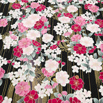Cotton Scare Lame (Glitter) Fabric - Cherry blossoms - nomura tailor