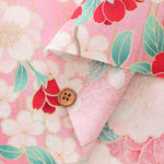 Cotton Scare Lame (Glitter) Fabric - Cherry blossoms - nomura tailor