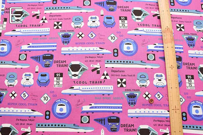 Cotton CB Printed Fabric Dream Child Electric Car - nomura tailor