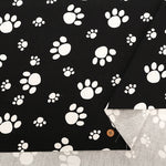 Cotton Twill Print Fabric - Footsteps - nomura tailor
