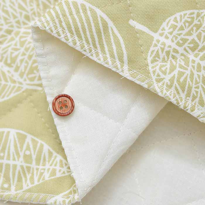 Cotton Ox Printed Quilt Fabric ≪Half Needle≫ Leaf - nomura tailor