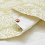 Cotton Ox Printed Quilt Fabric ≪Half Needle≫ Leaf - nomura tailor