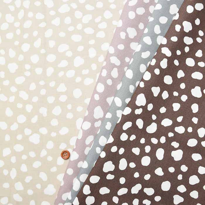 Cotton Ox Print Fabric Dalmatian - nomura tailor