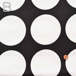 Cotton Ox Printed Fabric Big Polka Dots - nomura tailor