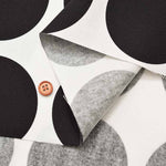 Cotton Ox Printed Fabric Big Polka Dots - nomura tailor