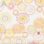 Cotton Ripple Printed Fabric Fireworks - nomura tailor