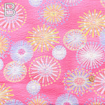 Cotton Ripple Printed Fabric Fireworks - nomura tailor