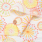 Cotton Ripple Printed Fabric Fireworks - nomura tailor