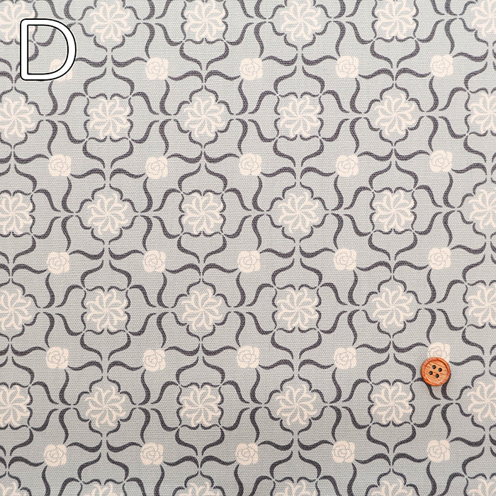 Cotton Oxford Fabric - Moroccan Flower - nomura tailor
