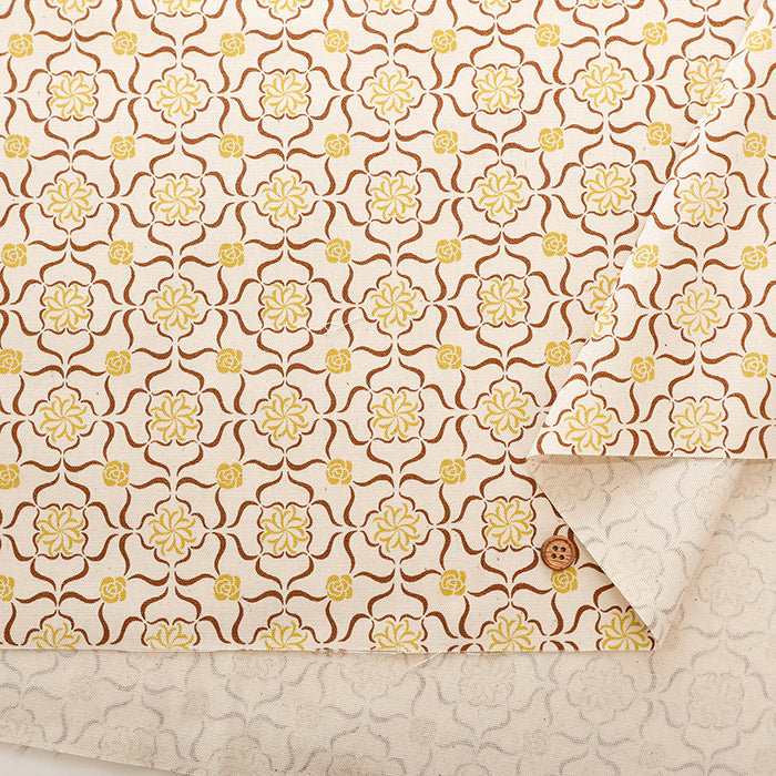 Cotton Oxford Fabric - Moroccan Flower - nomura tailor