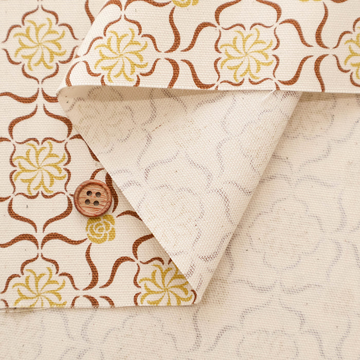 Cotton Oxford Fabric - Moroccan Flower - nomura tailor