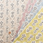 Cotton Oxford Printed Fabric - Flower - nomura tailor