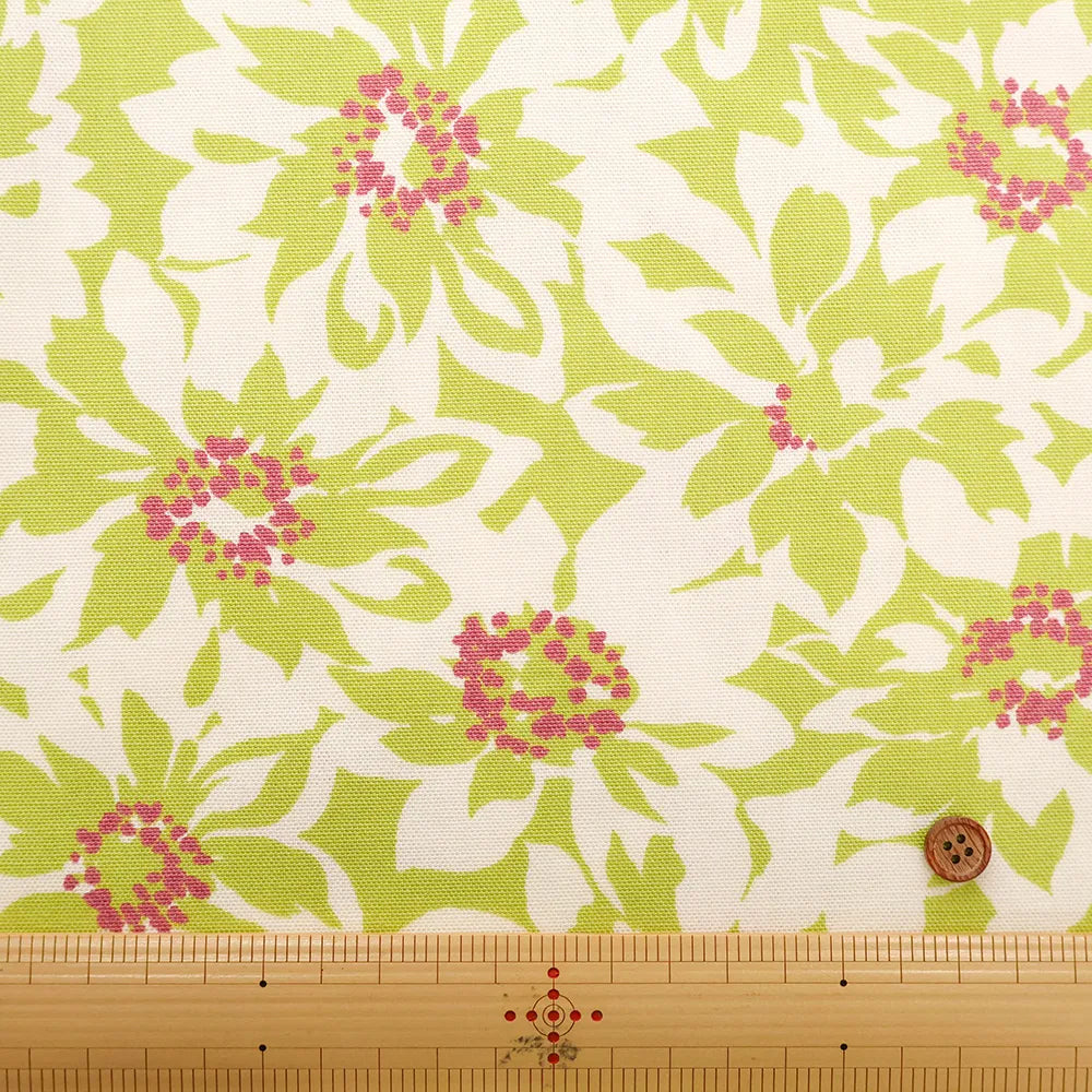 Cotton Oxford Printed Fabric - Flowers - nomura tailor