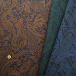 Cotton Broad Fabric Overdye - Paisley - nomura tailor