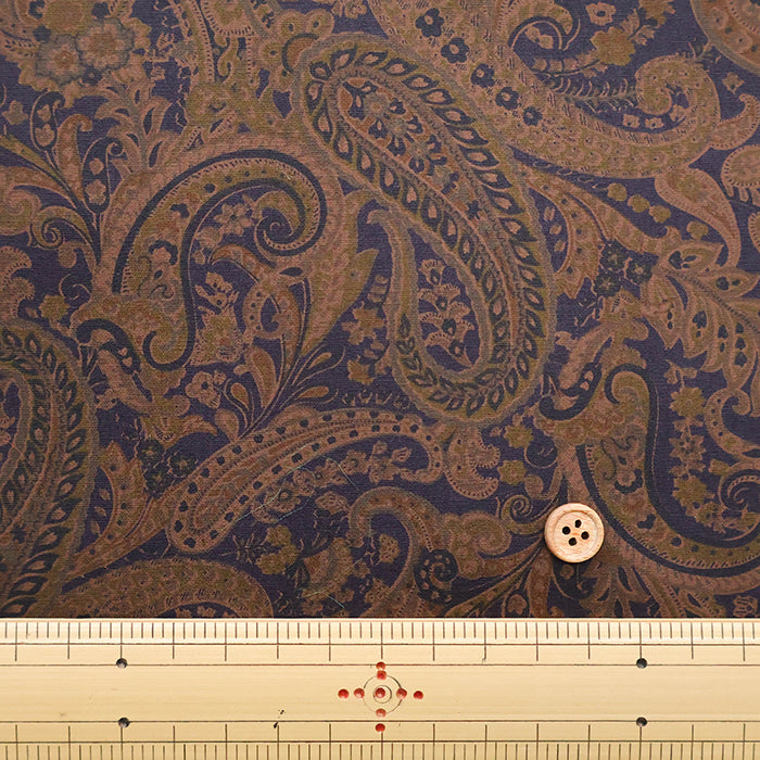 Cotton Broad Fabric Overdye - Paisley - nomura tailor