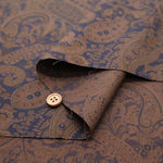 Cotton Broad Fabric Overdye - Paisley - nomura tailor