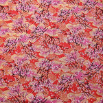 Cotton chintzy grame print fabric "Yumekiro hyakkei" (Cherry blossom) - nomura tailor