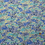 Cotton chintzy grame print fabric "Yumekiro hyakkei" (Cherry blossom) - nomura tailor