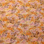 Cotton chintzy grame print fabric "Yumekiro hyakkei" (Cherry blossom) - nomura tailor