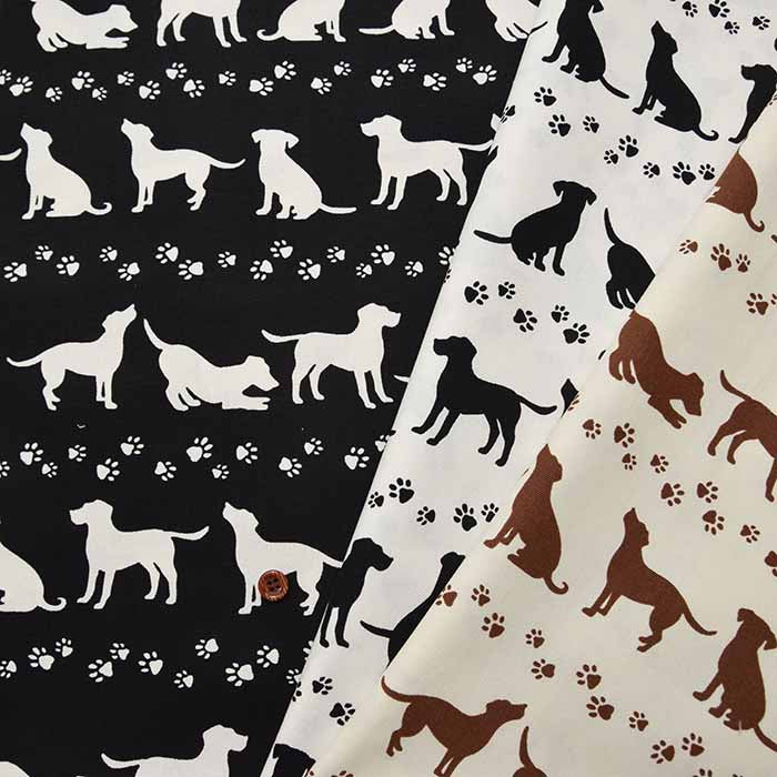 Cotton Ox Printed Fabric Labrador - nomura tailor