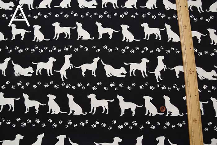 Cotton Ox Printed Fabric Labrador - nomura tailor