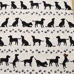 Cotton Ox Printed Fabric Labrador - nomura tailor