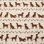 Cotton Ox Printed Fabric Labrador - nomura tailor