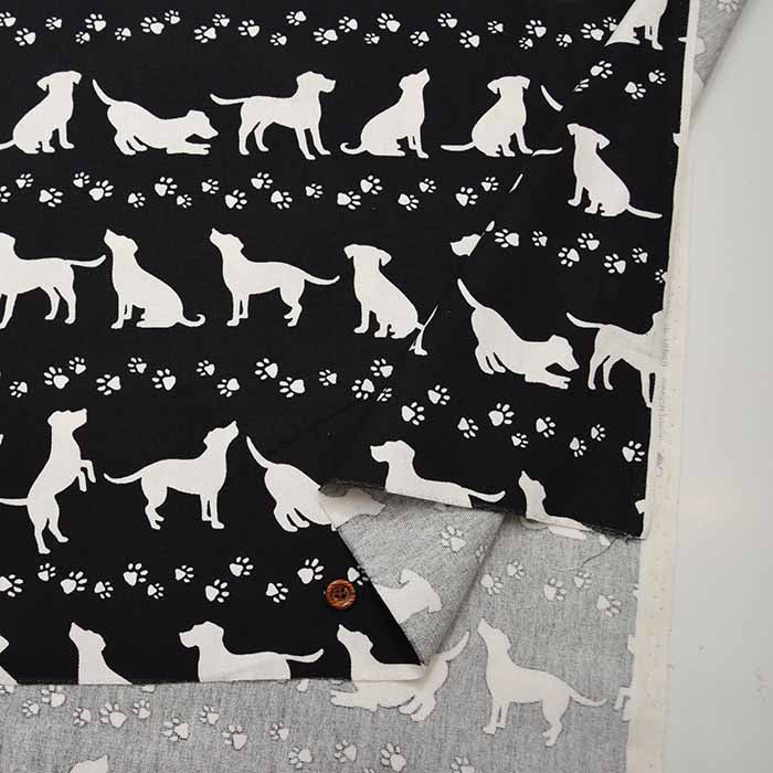 Cotton Ox Printed Fabric Labrador - nomura tailor