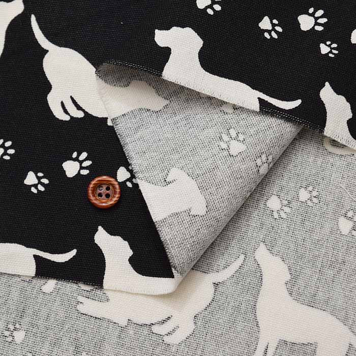 Cotton Ox Printed Fabric Labrador - nomura tailor