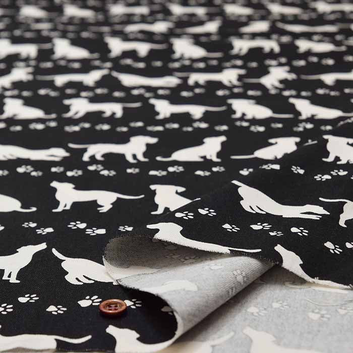 Cotton Ox Printed Fabric Labrador - nomura tailor