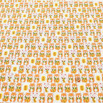 Cotton Scare Fabric - Lucky Shiba Dog - nomura tailor