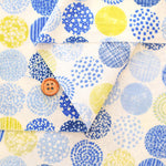 Cotton Scare Printed Fabric - Mini Circle - nomura tailor