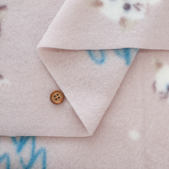 Made in China Polyester Fleece Printed Fabric - Cat - nomura tailor