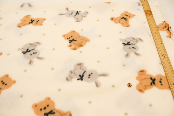 Made in China Polyester Fleece Printed Fabric - Bear - nomura tailor