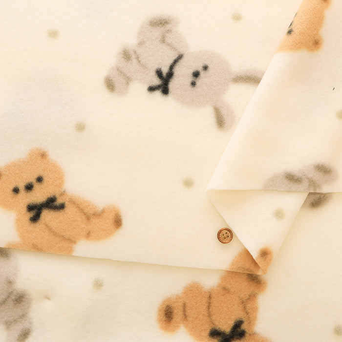 Made in China Polyester Fleece Printed Fabric - Bear - nomura tailor