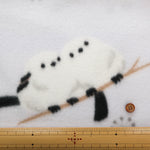 Made in China Polyester Fleece Printed Fabric - Shimaenaga Bird - nomura tailor
