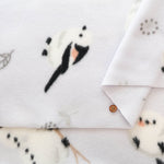 Made in China Polyester Fleece Printed Fabric - Shimaenaga Bird - nomura tailor