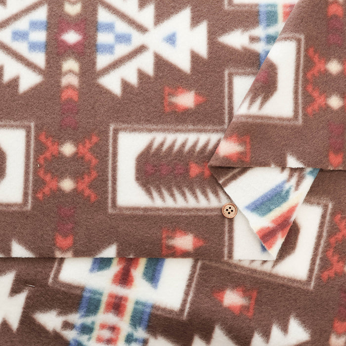 Made in China Polyester Fleece Printed Fabric - Ethnic - nomura tailor