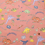 Cotton Ox Printed Fabric Cute Kyoryu - nomura tailor