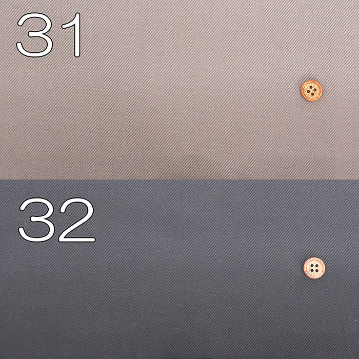 Cotton Twill Fabric - Plain <Cool Tones> - nomura tailor