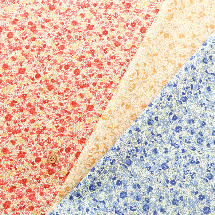 60"Cotton Lawn Printed Fabric  - Petit Flowers - nomura tailor