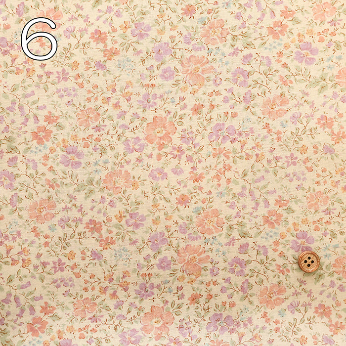 60"Cotton Lawn Printed Fabric  - Petit Flowers - nomura tailor