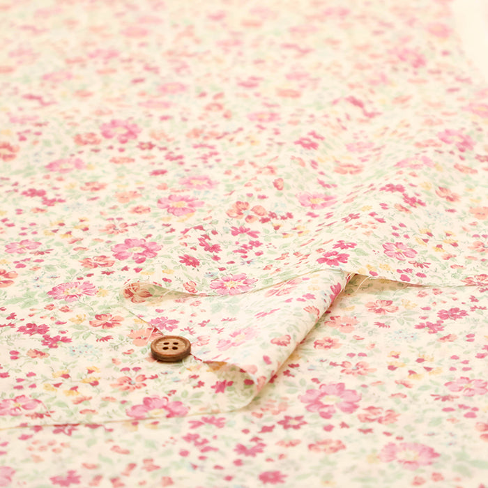 60"Cotton Lawn Printed Fabric  - Petit Flowers - nomura tailor