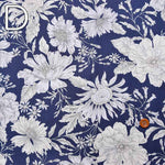 Cotton seating print fabric flower 1 - nomura tailor