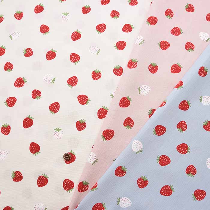 Cotton CB printed fabric Strawberry - nomura tailor