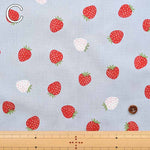 Cotton CB printed fabric Strawberry - nomura tailor